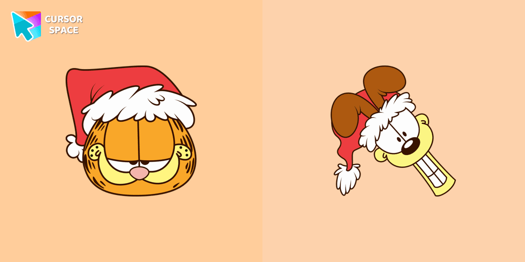Garfield and Odie cursor cursor pack